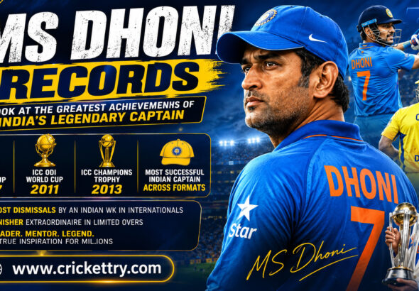 MS Dhoni Records A Look at the Greatest Achievements of India's Legendary Captain