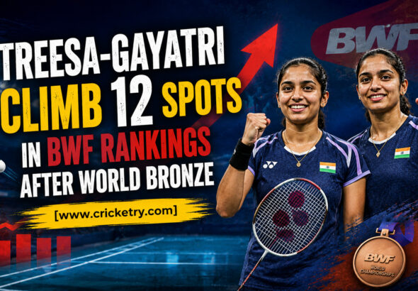 Treesa-Gayatri Climb 12 Spots in BWF Rankings