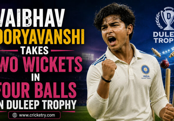 Vaibhav Sooryavanshi Takes Two Wickets in Duleep Trophy